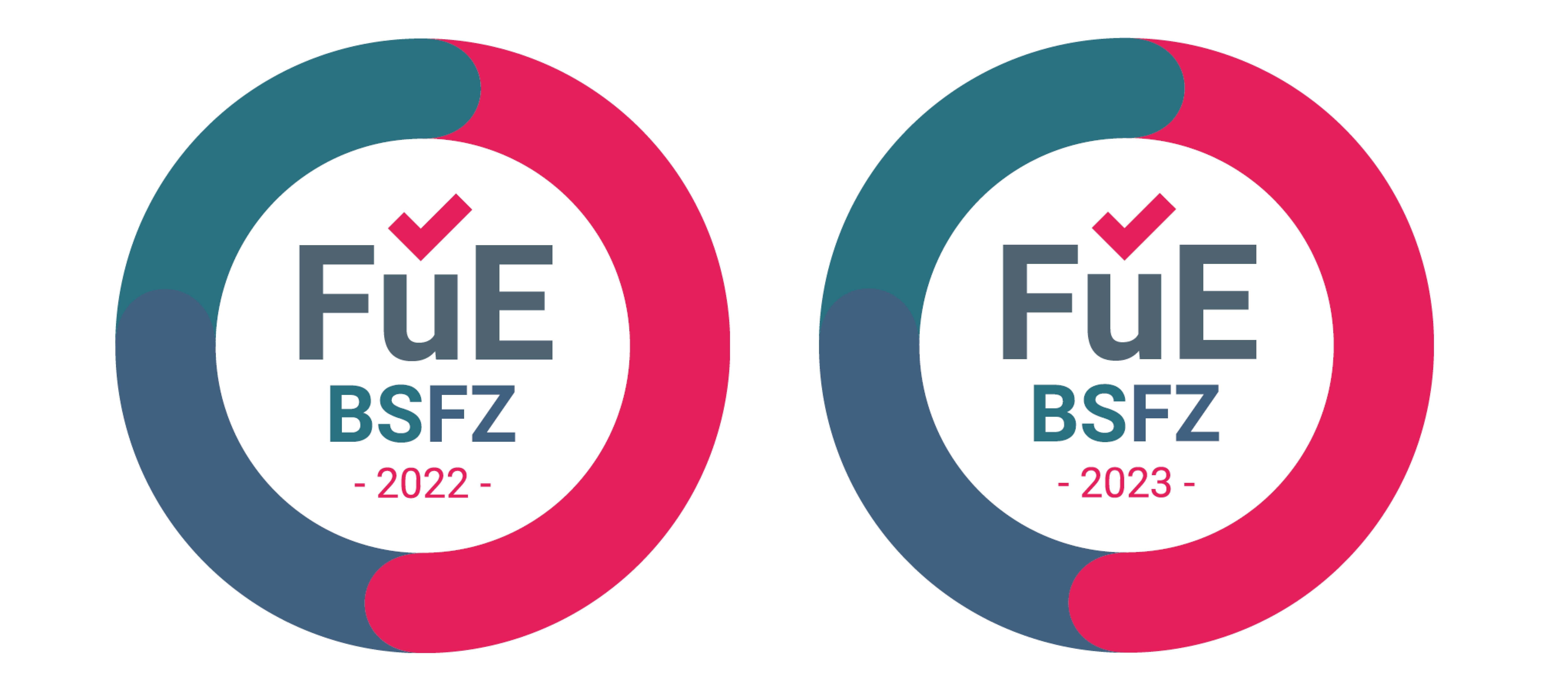 BSFZ-Siegel 2022 und 2023