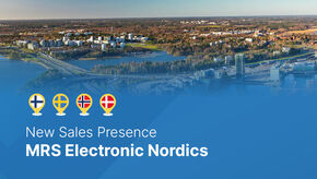 Neues Vertriebsgebiet MRS Electronic Nordics Neues Vertriebsgebiet MRS Electronic Nordics