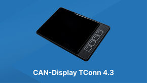 TConn 4.3 CAN Display TConn 4.3 CAN Display (Topcon Opus B2 Standard Full)