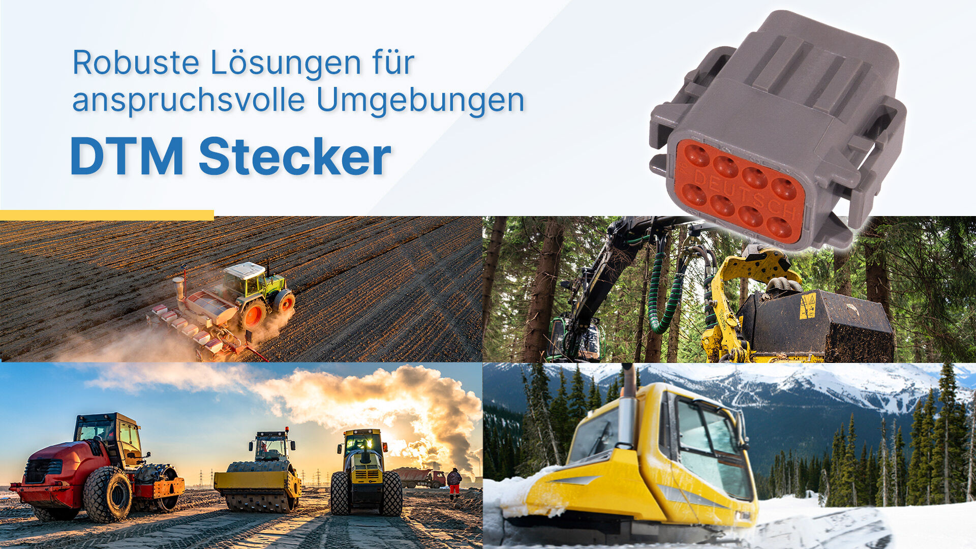 DEUTSCH DTM Stecker Varianten